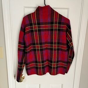 Tahari Multicolor Plaid Sweater